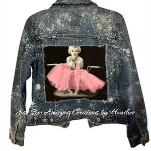 Upcycled jean jacket